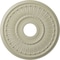 Ekena Millwork Melonie Ceiling Medallion (Fits Canopies up to 6 3/8"), 16"OD x 3 5/8"ID x 3/4"P, Clear Yellow CM16MLCYF - alternate 1